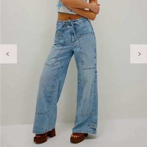 Free People We The Free CRVY Outlaw Wide-Leg Jeans